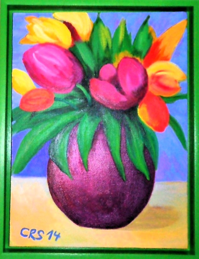 Bunter Tulpenstrauß 2014