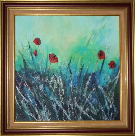 Poppies in the morning dew 2017